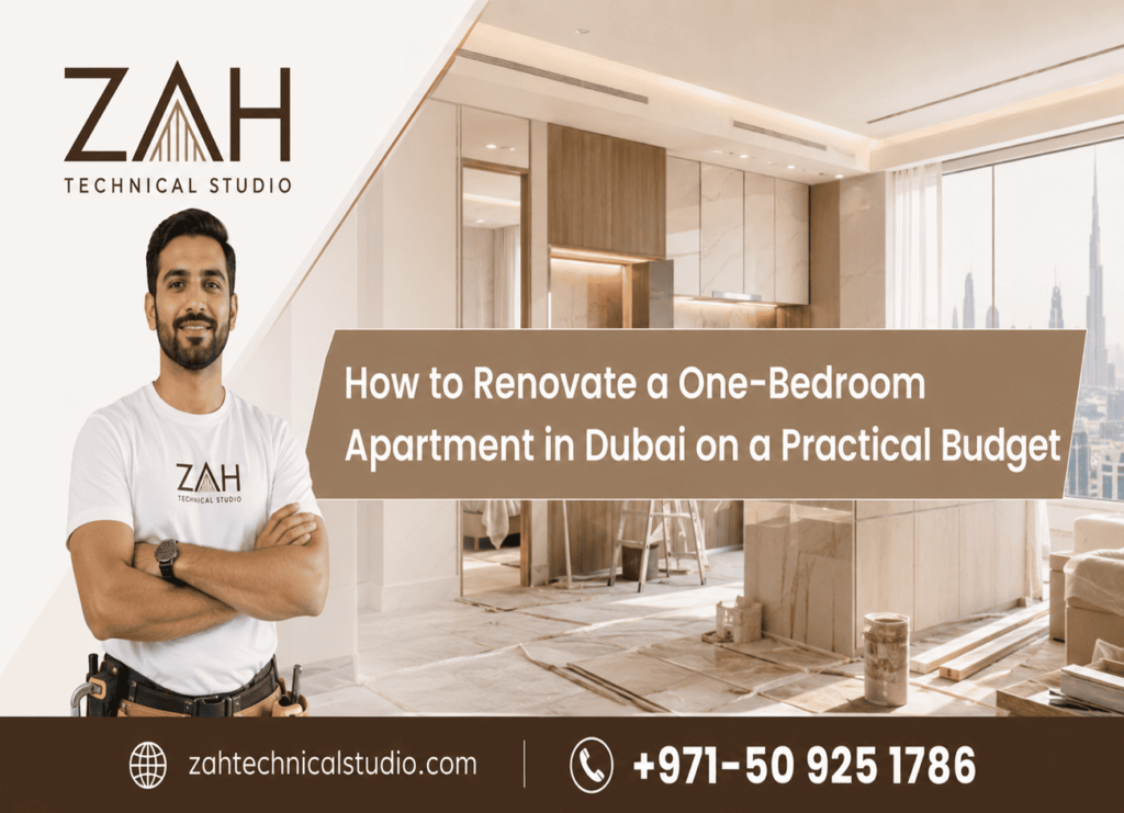 How to Renovate a One-Bedroom Apartment in Dubai on a Practical Budget