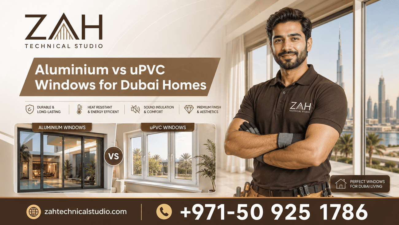 Aluminium vs uPVC Windows for Dubai Homes Aluminium vs uPVC Windows for Dubai Homes