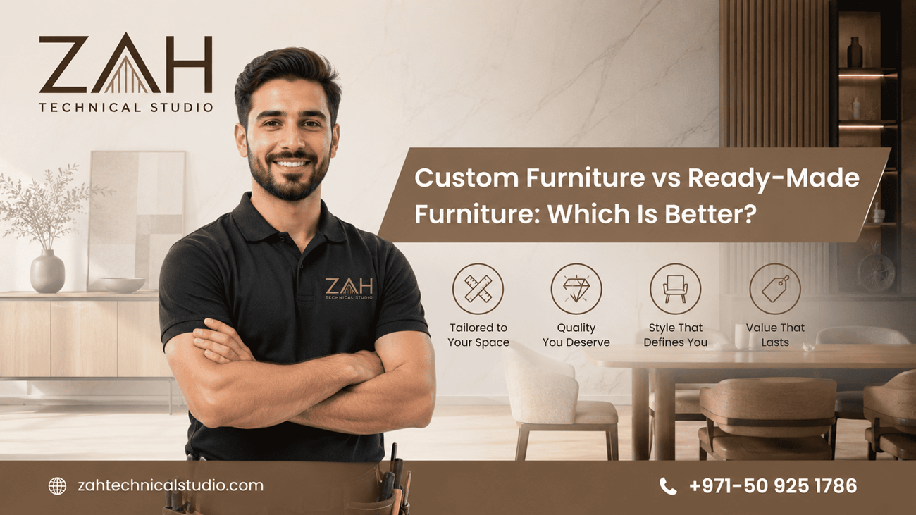 Custom Furniture vs Ready-Made Furniture Custom Furniture vs Ready-Made Furniture
