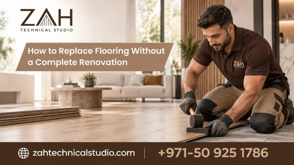 How to Replace Flooring Without a Complete Renovation