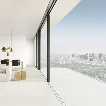 dubai frameless window