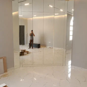 frame less glass work