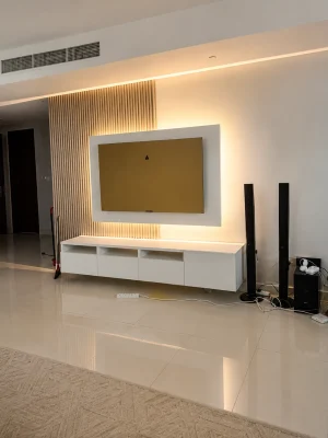 villa hall interior work shartajah dubai